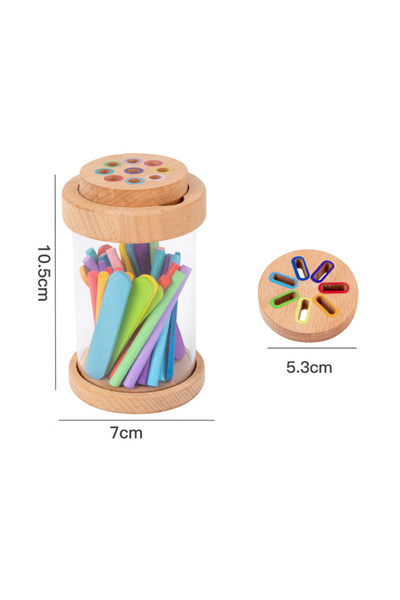 Choice Full Set Montessori Color Sorting Toy for Toddlers | Wooden Fine Motor...