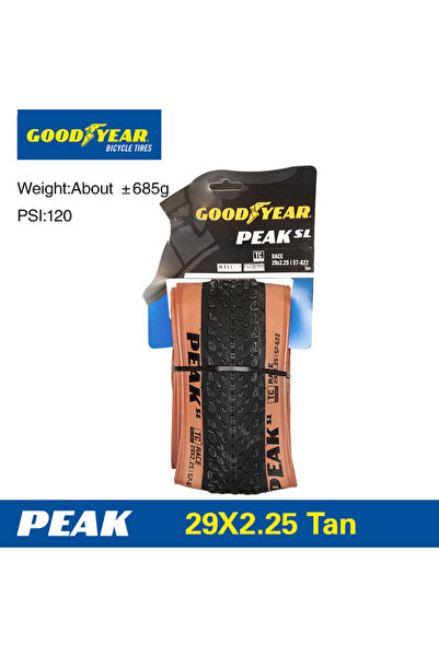 Choice إطار دراجة جبلية Goodyear Peak SL Race/Peak Ultimate مقاس 29 بوصة، قاب...