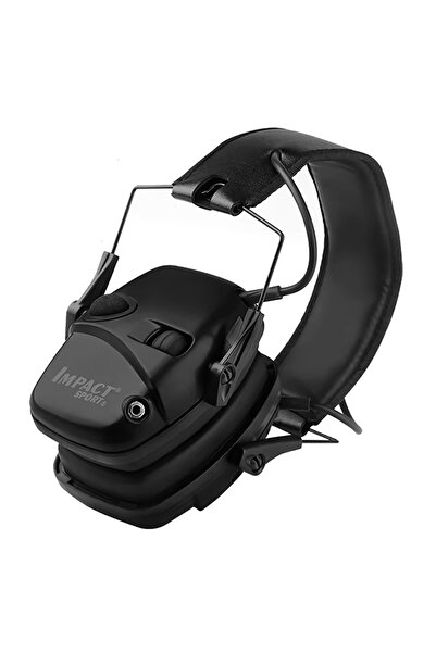 Choice واقيات أذن تكتيكية للرماية HL-Y-Black، مزودة بتقنية تضخيم الصوت الإلكت...