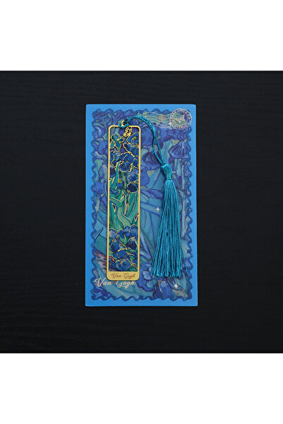 Choice فاصل كتاب معدني بتصميم زهور عتيق، قطعة واحدة، مجوف ومطلي بالبرونز، مع ...