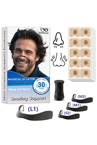 Choice شريط لياقة بدنية مغناطيسي للأنف (صندوق واحد، 30 مربعًا) | تصميم قبضة م...