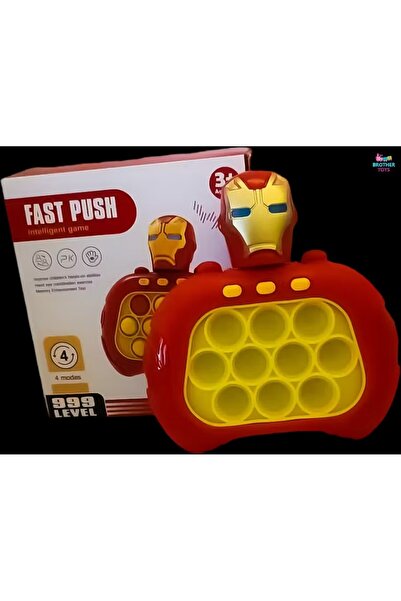 Brother Toys Işıklı Stres Giderici Popit Oyun Konsolu Pop It Oyuncak İron Man...
