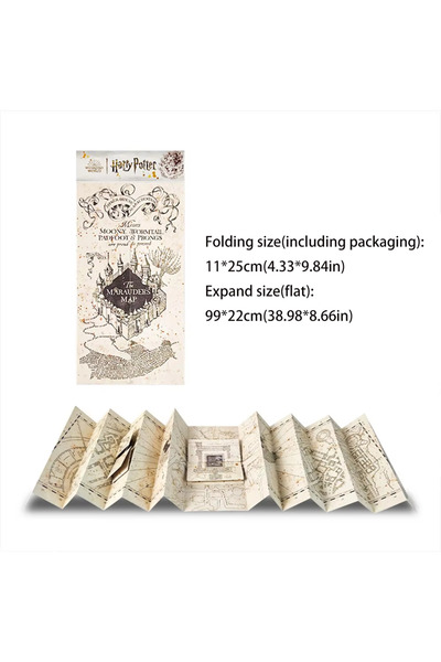 Choice خريطة واحدة لهاري بوتر، خريطة أكاديمية هوجورتس السحرية، نسخة عالية الد...
