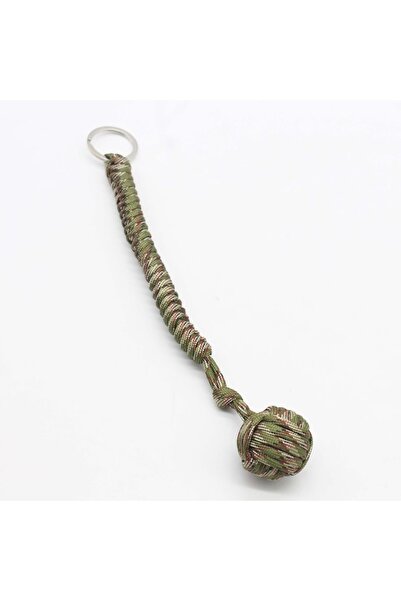 Choice army green Emergency Escape Parachute Rope Woven Steel Ball Self-defen...