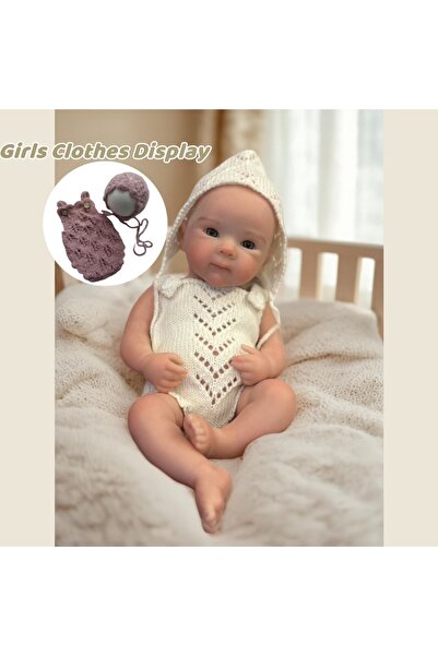 Choice دمية فتاة سيليكونية - بيتي ذات فم مفتوح بطول 13 بوصة مع مجموعتين من ال...