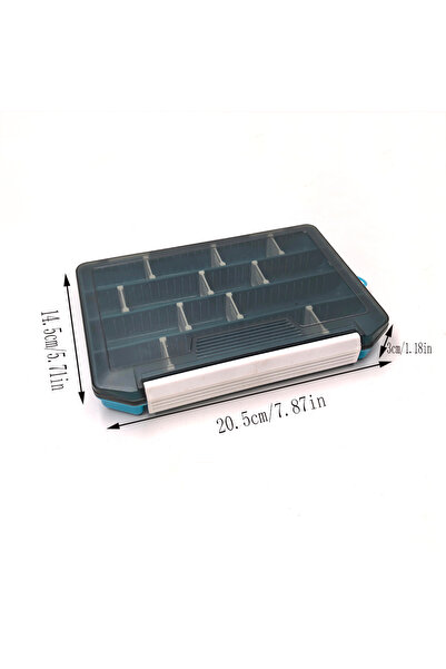 Choice LK-ls Single layer fishing gear box, lure box, fake bait, soft bait bo...