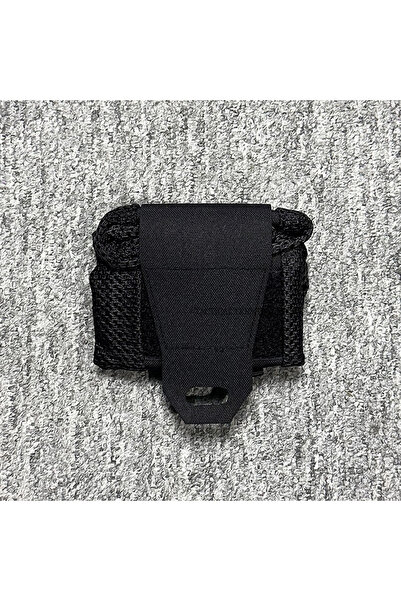 Choice حقيبة خصر شبكية قابلة للطي، سوداء اللون، مزودة برباط لحمل المجلات، حقي...