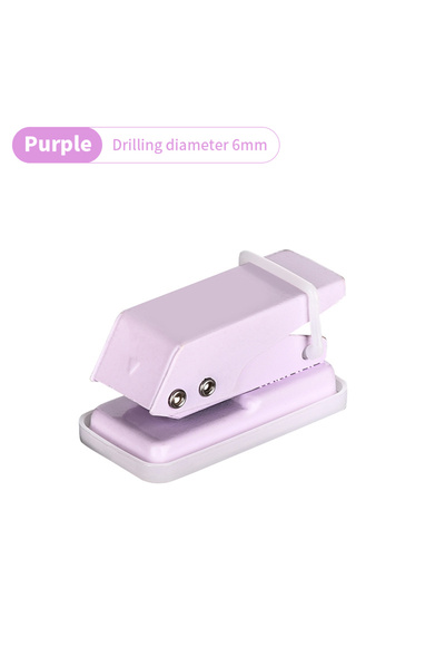 Choice Purple Mini Hole Punch Cute Colorful Paper Punch Portable Round Hole P...