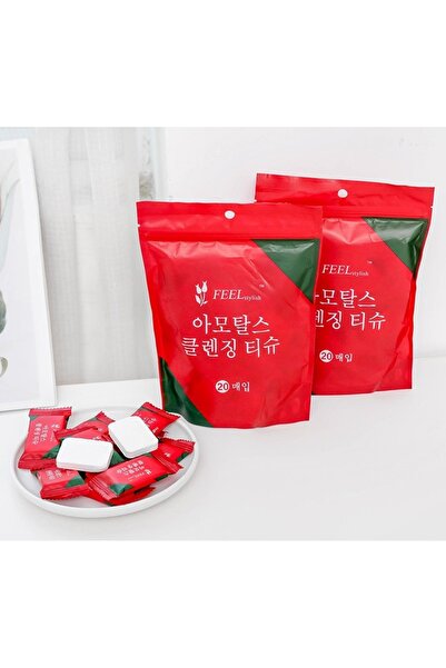 OEM Set of 40 Single-Use Compressed Napkins / Towels, 25 × 31 cm