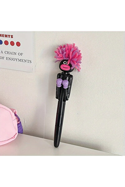 Choice Black B11286C Furry Mechanical Boxing Stress Relief Pen Cartoon Funny ...