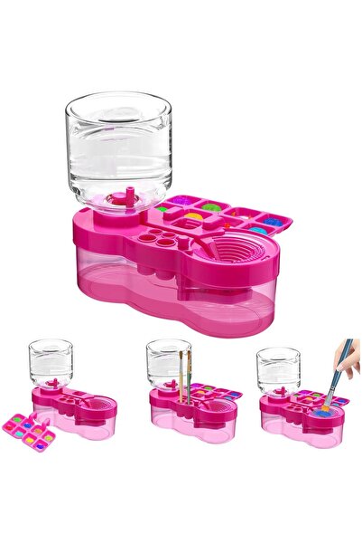 Choice 2in1 Purple 2025New Paint Brush Cleaner Tool with Tray,Upgraded 4-in-1...