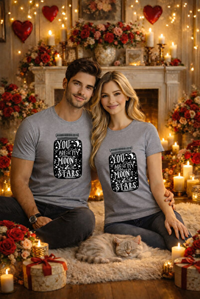 MVRDAR Tricou unisex pentru cupluri, Valentine's Day, Craciun, aniversari si ...