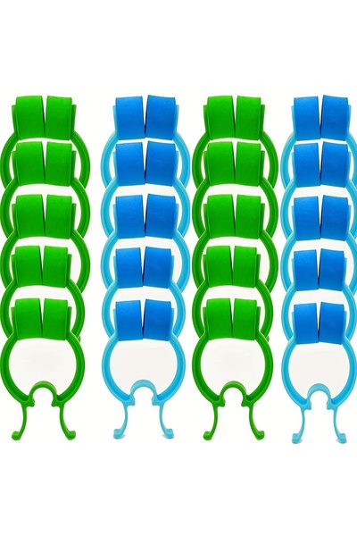 Choice 20 قطعة من مشابك الأنف لمنع انزلاق مشابك الأنف البلاستيكية، طقم مشابك ...