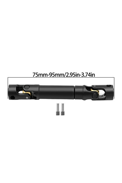 Choice6 Black-L75MM MYHRC Steel Heavy-Duty Drive Shaft for 1/10 RC Car Crawle...