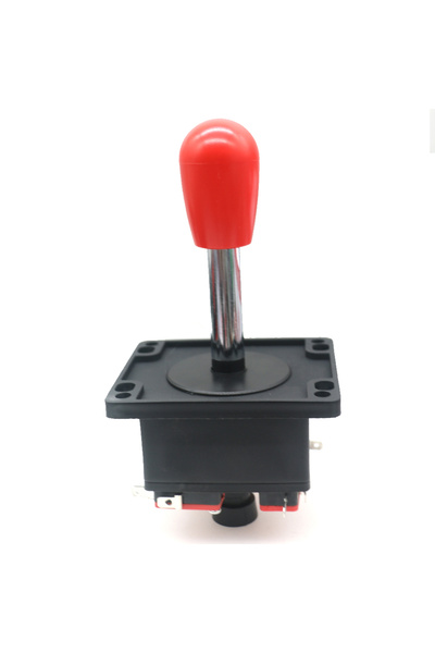 Choice عصا تحكم حمراء قطعة واحدة على الطراز الإسباني، ثمانية اتجاهات، مزودة ب...