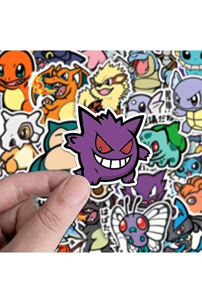 Choice ٥٦ قطعة من ملصقات بيكاتشو بوكيمون، ملصقات كرتونية أنمي، ملصقات جرافيتي...