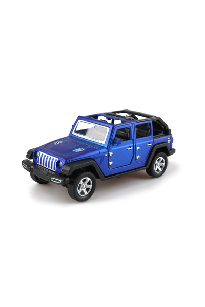 Choice Blue Convertible Bagged 1:36 alloy JEEPS Wrangler pull-back off-road c...