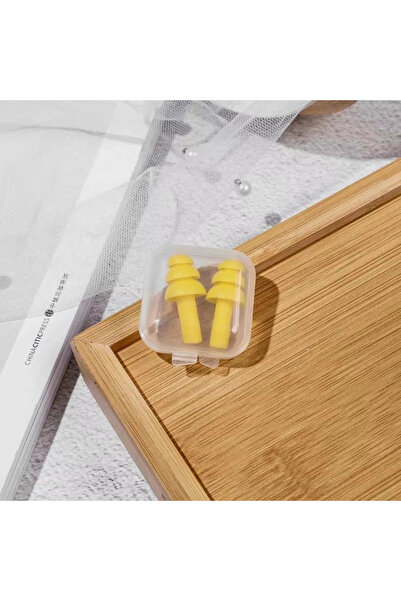 Choice زوج من سدادات الأذن المصنوعة من السيليكون الناعم باللون الأصفر، مناسبة...