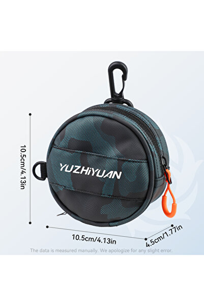 Choice حقيبة بكرات خيوط صيد فاخرة رمادية اللون، تتسع لبكرتين، حافظة تخزين، سه...