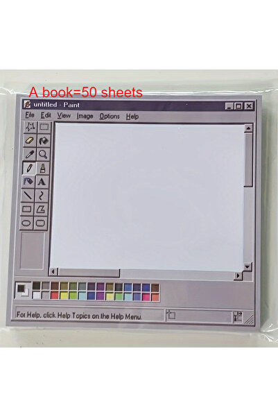 Choice 50 Sheets Vintage Computer Drawing Sticky Notes 50 Sheets - Ideal for ...