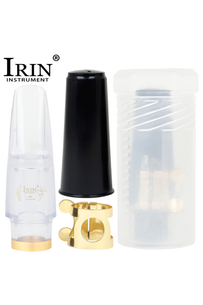 Choice Clear IRIN Alto Saxophone Mouthpiece Cap Ligature Clip High Quality Al...