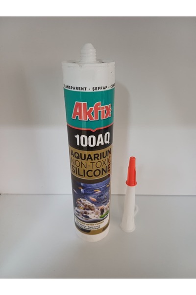 Akfix Profesyonel Kalite Akvaryum Duşa Kabin Küf Ve Mantar Yapmaz Silikon ( 1...