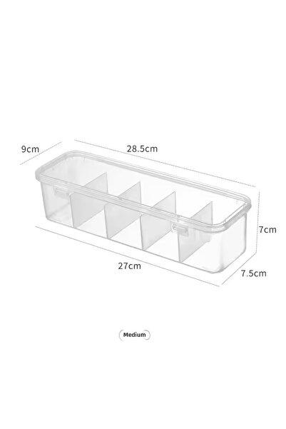 Choice Medium Transparent Data Cable Organizer Case Classification Dustproof ...