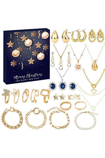 Choice كما هو موضح، هدية عيد الميلاد الجديدة، تقويم العد التنازلي، مجوهرات عي...