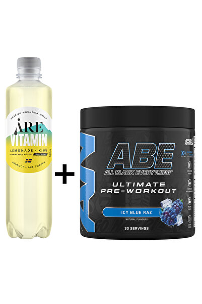 ARE باكج الطاقة بنكهة التوت الازرق المثلج من ايه بي اي 30 سيرف + حبة مشروب في...