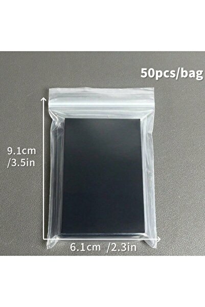 Choice أكمام بطاقات سوداء، أكمام بطاقات صور شفافة غير لامعة من جانب واحد، حما...