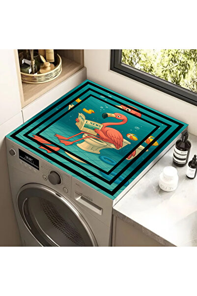 Harika bir ev Hari̇kabi̇rev | Washing Machine Cover Dryer Cover (Flamingo2) |...