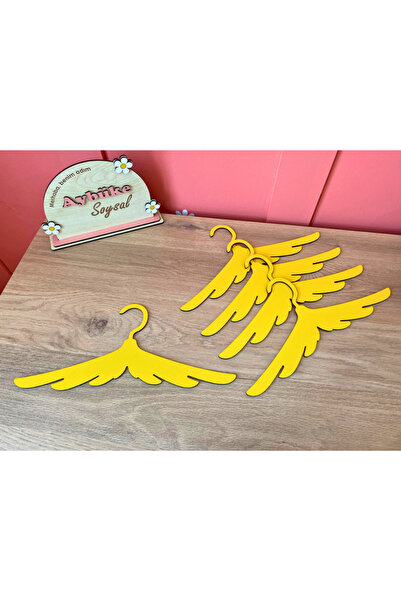 WoodenZoo Wooden Wing Model Mdf Children's and Baby Hanger, Hanger Baby Hange...