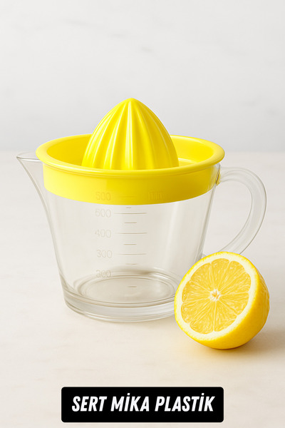 SUPERPUP Ölçü kabı ve narenciye sıkacağı mika plastik