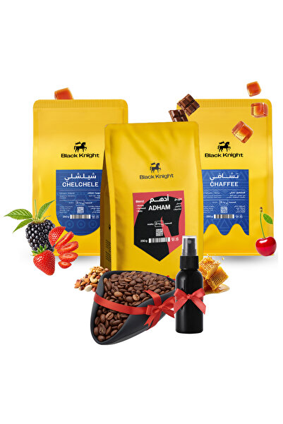 Black Knight Roastery Whole Coffee Beans Special Package 3 Coffee Bean Luxury...