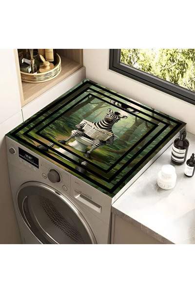 Harika bir ev Hari̇kabi̇rev | Washing Machine Cover Drying Machine Cover (Zeb...