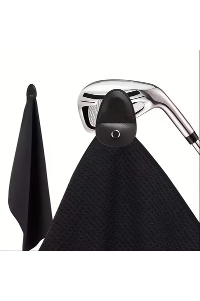 Choice black Microfiber Golf Towel Powerful Magnet for Strong Hold to Golf Ca...