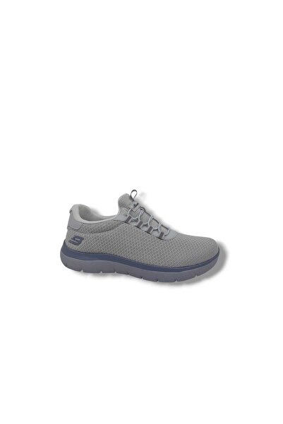 Zerhan 4344 Unisex Gray Sock Model Mesh Light Sole Loafer Sports Shoes