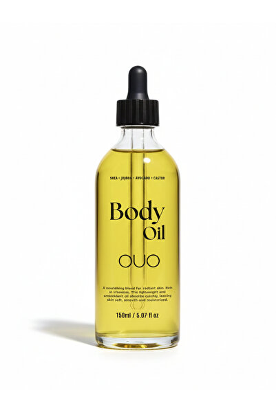 OUO %100 Saf Doğal Vücut Yağı – Shea, Jojoba & Avokado – Nemlendirici & Çatla...