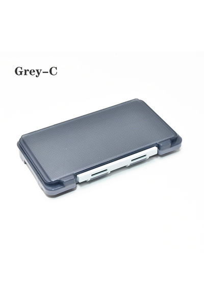 Choice صندوق أدوات صيد الأسماك Grey-C قابل للتجميع مع ملحقات وأدوات الصيد، صن...