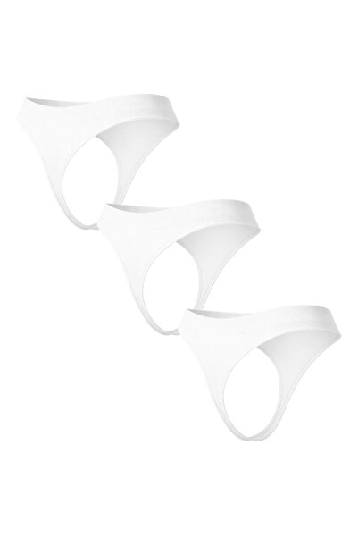 Formeasy Women's 3-Piece Stitch-Free Thong Advantage Pack - Soft Textured Sea...