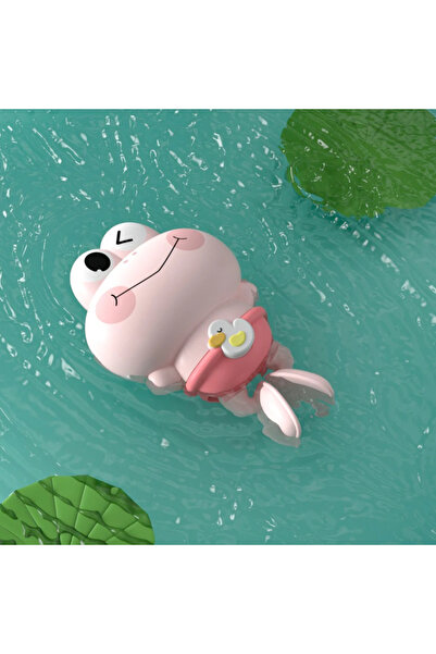 Choice لعبة ضفدع سباحة وردية اللون تعمل بالزنبرك، مناسبة للأطفال الصغار، لا ت...