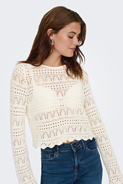 ONLY Onlelke Life Women's Knitwear Sweater Long Sleeve