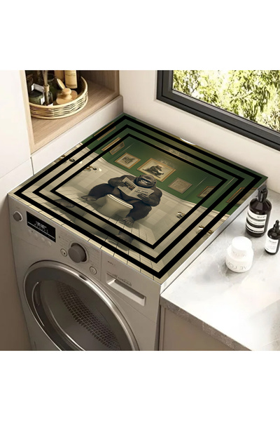 Harika bir ev Hari̇kabi̇rev | Washing Machine Cover Dryer Cover (Goril) | Cmr...