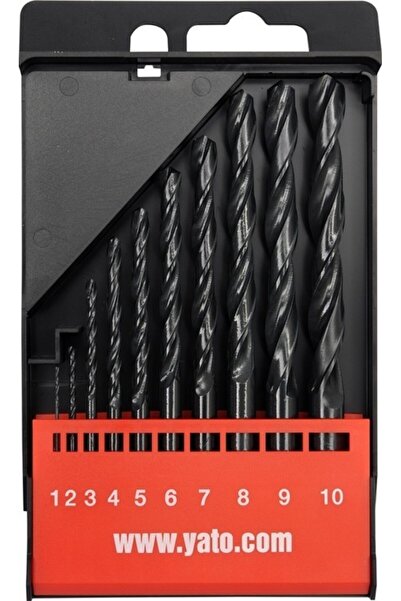 Other HSS metal drill bits, 1-10 mm, set. 10 pcs. YT-4461 YATO