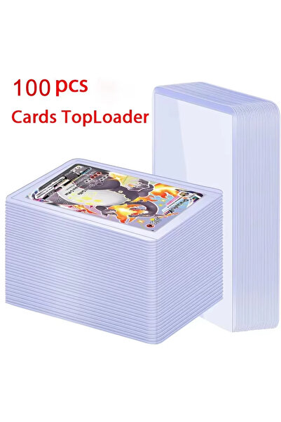 Choice4 100 قطعة من أغطية البطاقات لحفظ بطاقات الألعاب، مصنوعة من بلاستيك PVC...