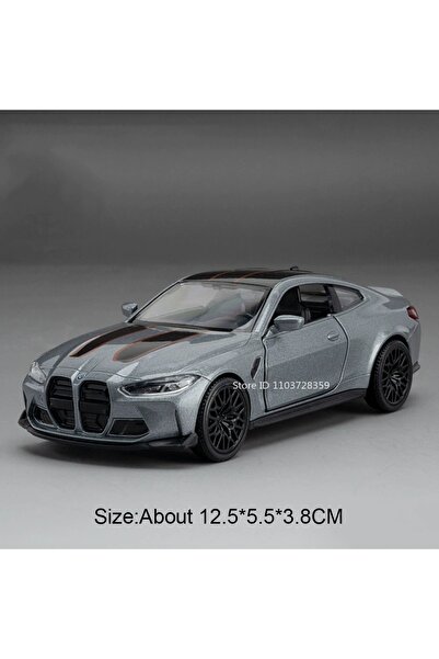 Choice M4 Grey 1:36 Model Car BMW M4 CSL M3 1987 Miniature Cars Alloy Diecast...