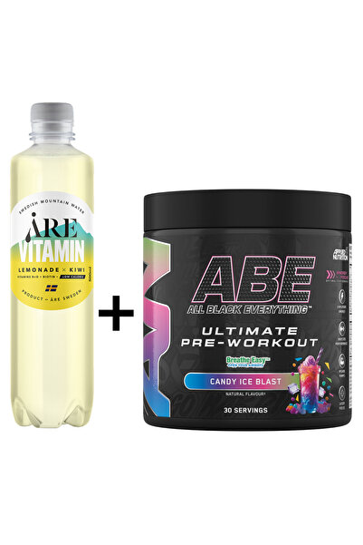 ARE API Candy Ice Blast Flavored Energy Pack, 30 Servings + Free Vitamin Ari ...