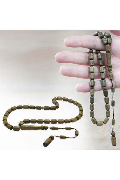 Tesbihane Pelesenk Tesbih - Systemic - Brown - Capsule Cut