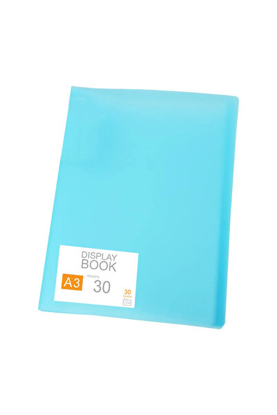 Choice A3WJJLAN Blue A3 30 Pages Diamond Painting Photo Album Storage Book Po...