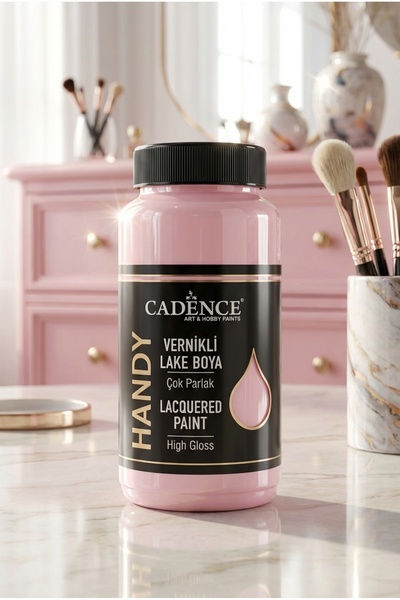 Cadence Handy Lake Parlak L011 Bebek Pembe 450 ml Boya Tüm Yüzeyler İçin Koku...